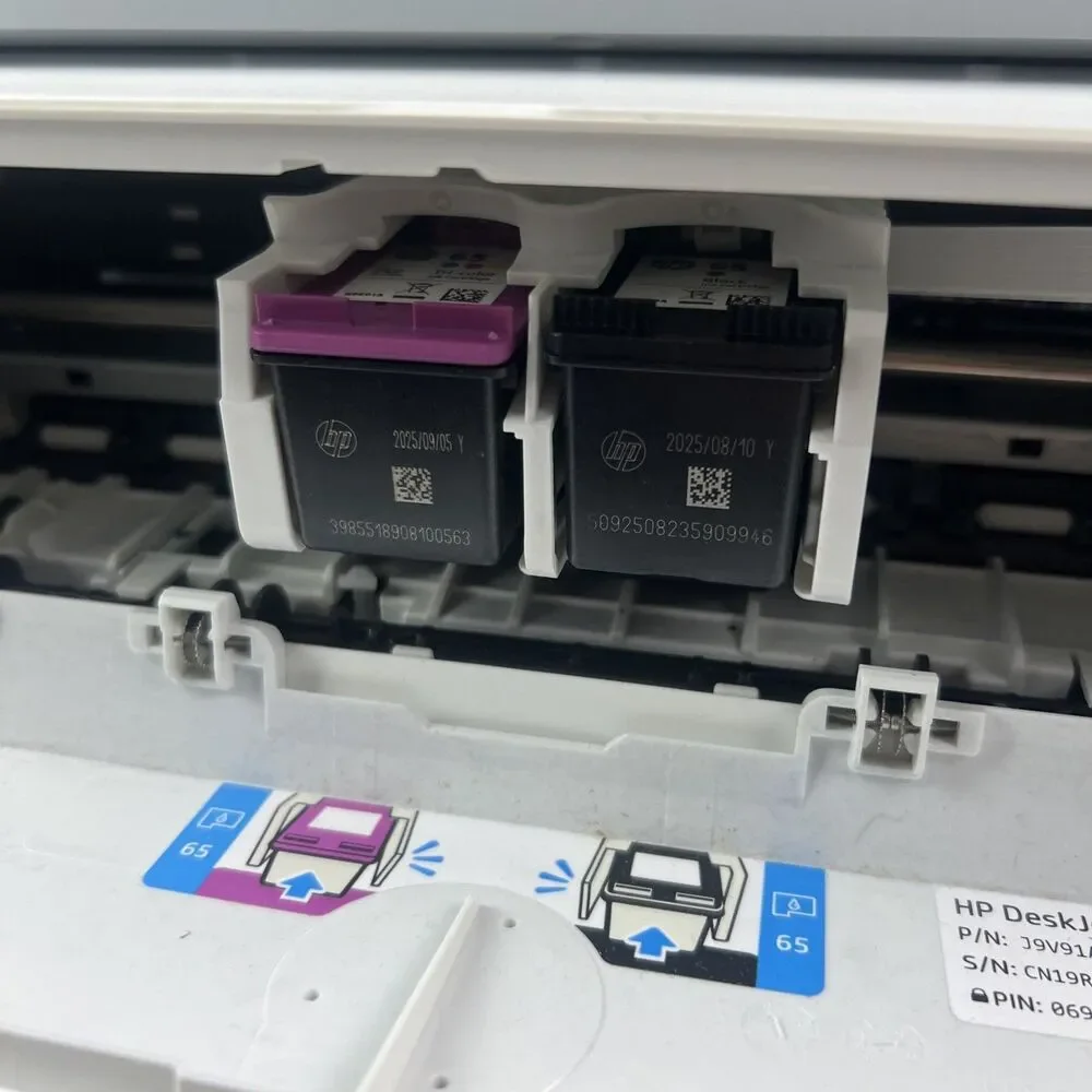 HP DeskJet 3755 Wireless All-in-One Inkjet Printer White New Open Box